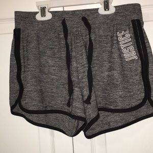 Justice Grey/Black Shorts!